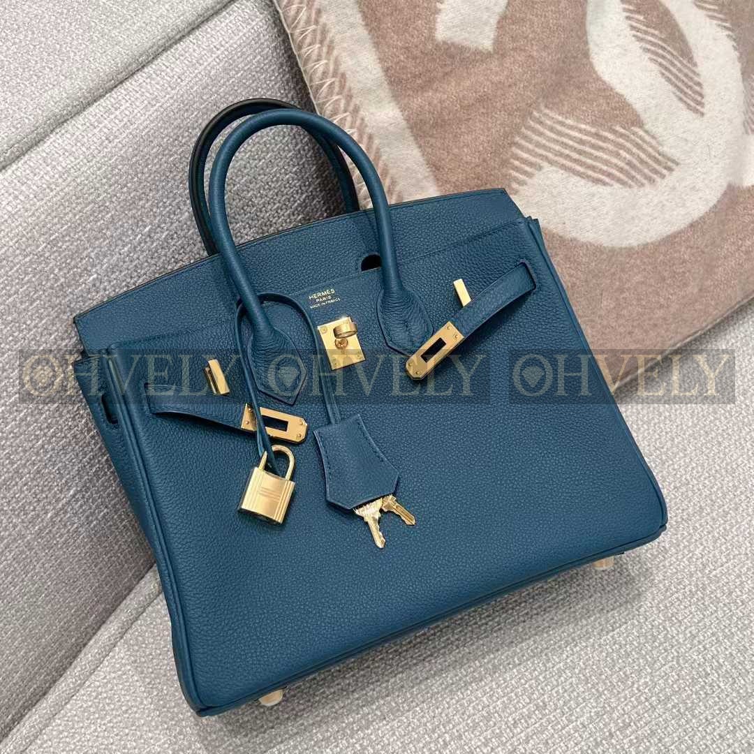 Hermès Birkin 25 TOGO 베르 보스포르/금장 (시중가 3500만원대)