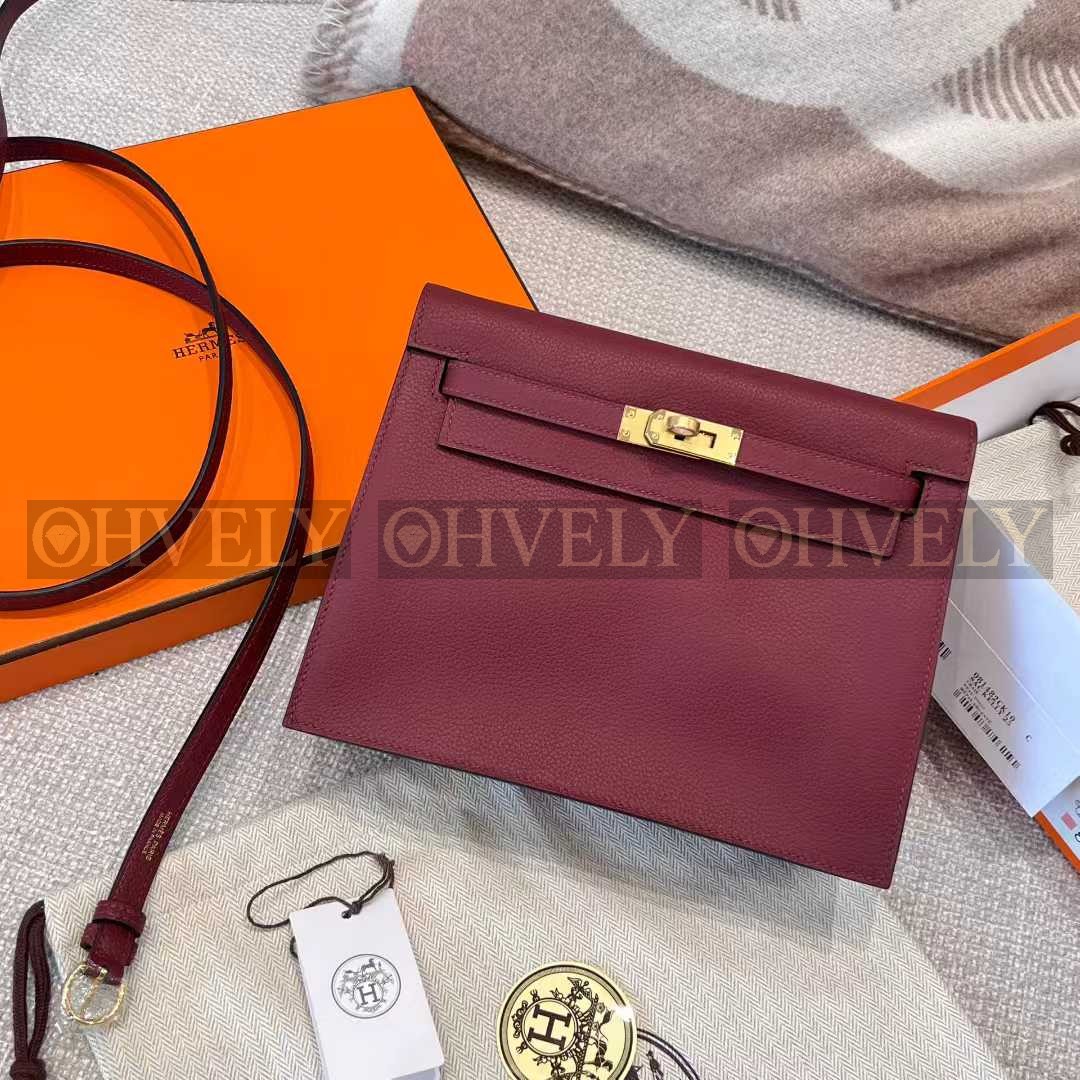 Hermès Kelly Dance 버건디/금장 (시중가3000만)