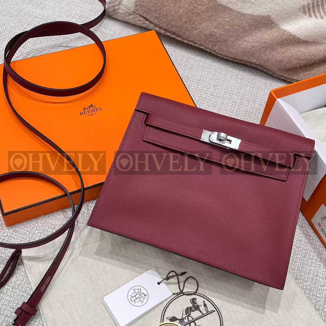 Hermès Kelly Dance 버건디/은장 (시중가3000만)