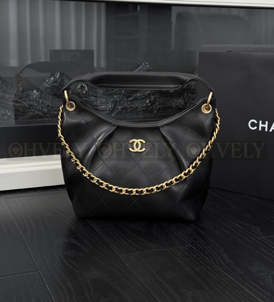 CHANEL 26C 맥시 호보 백 (스몰)
