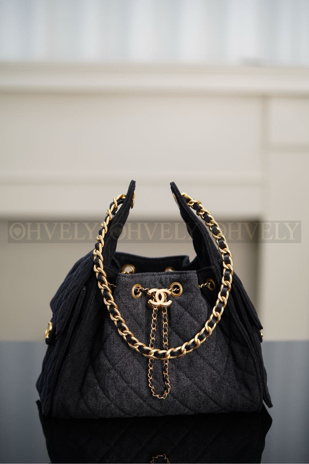 샤넬 25백 데님 스몰