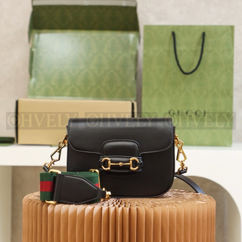 구찌 홀스빗 1955 올레더 숄더백 미니