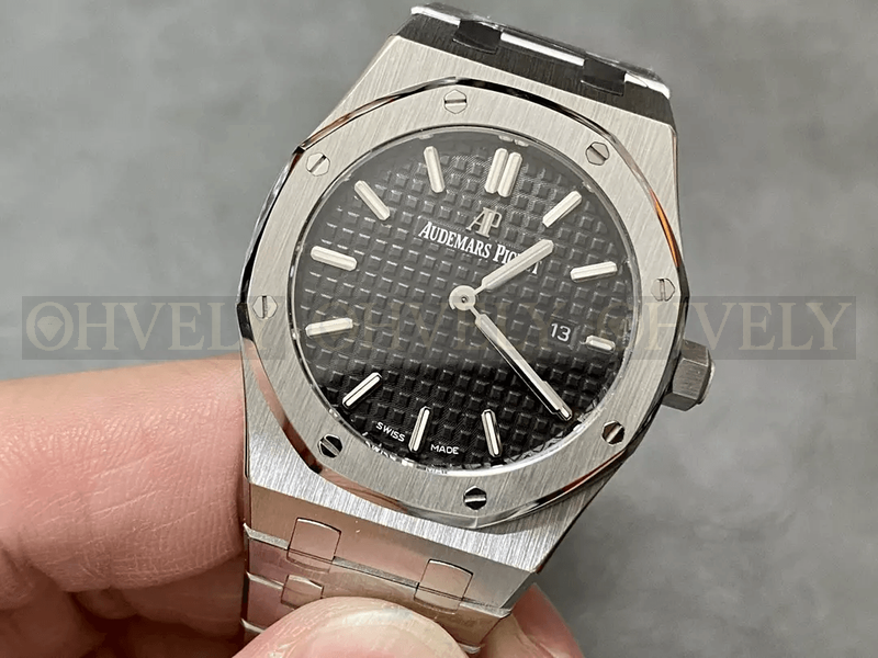 오데마피게 로얄오크 67651 스틸 검판 (33mm,쿼츠)