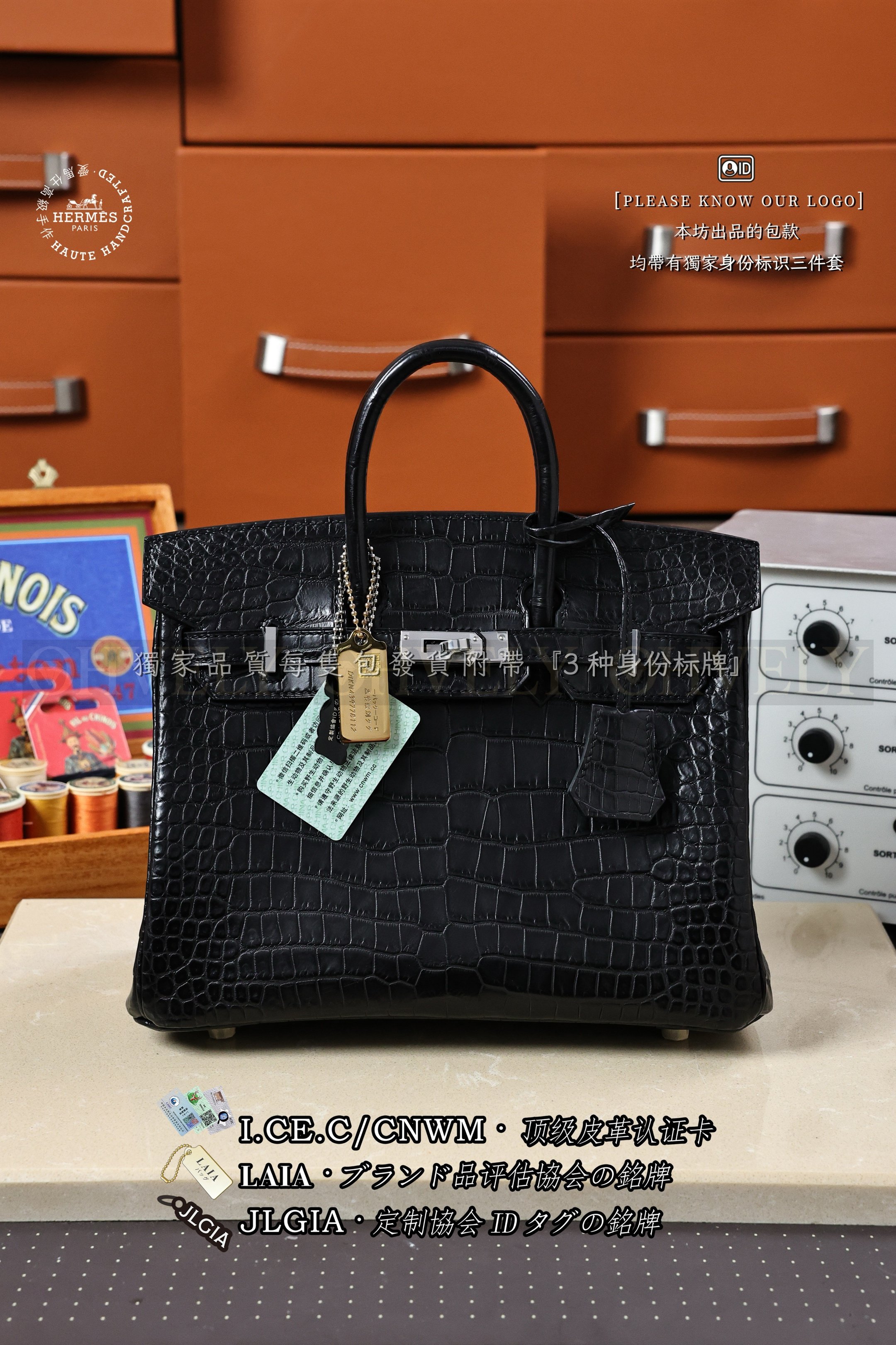 Hermès BIRKIN 𝟮𝟱 𝙉𝙤𝙞𝙧 은장