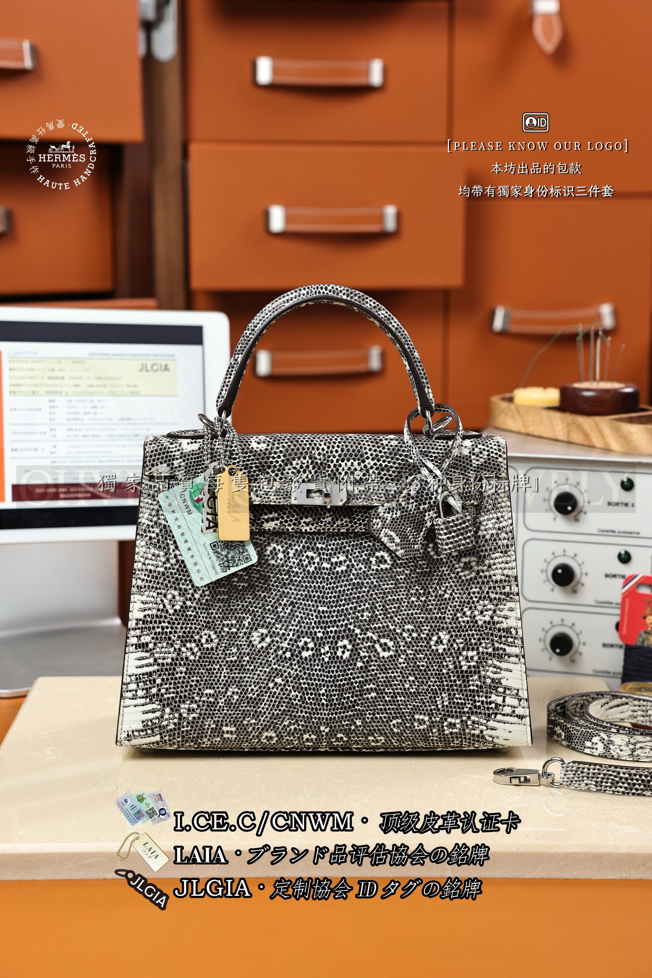 Hermès Kelly 𝟸𝟻＇𝚅𝚊𝚛𝚊𝚗𝚞𝚜 𝚂𝚊𝚕𝚟𝚊𝚝𝚘𝚛 𝙻𝚒𝚣𝚊𝚛𝚍 𝙾𝚖𝚋𝚛𝚎 은장