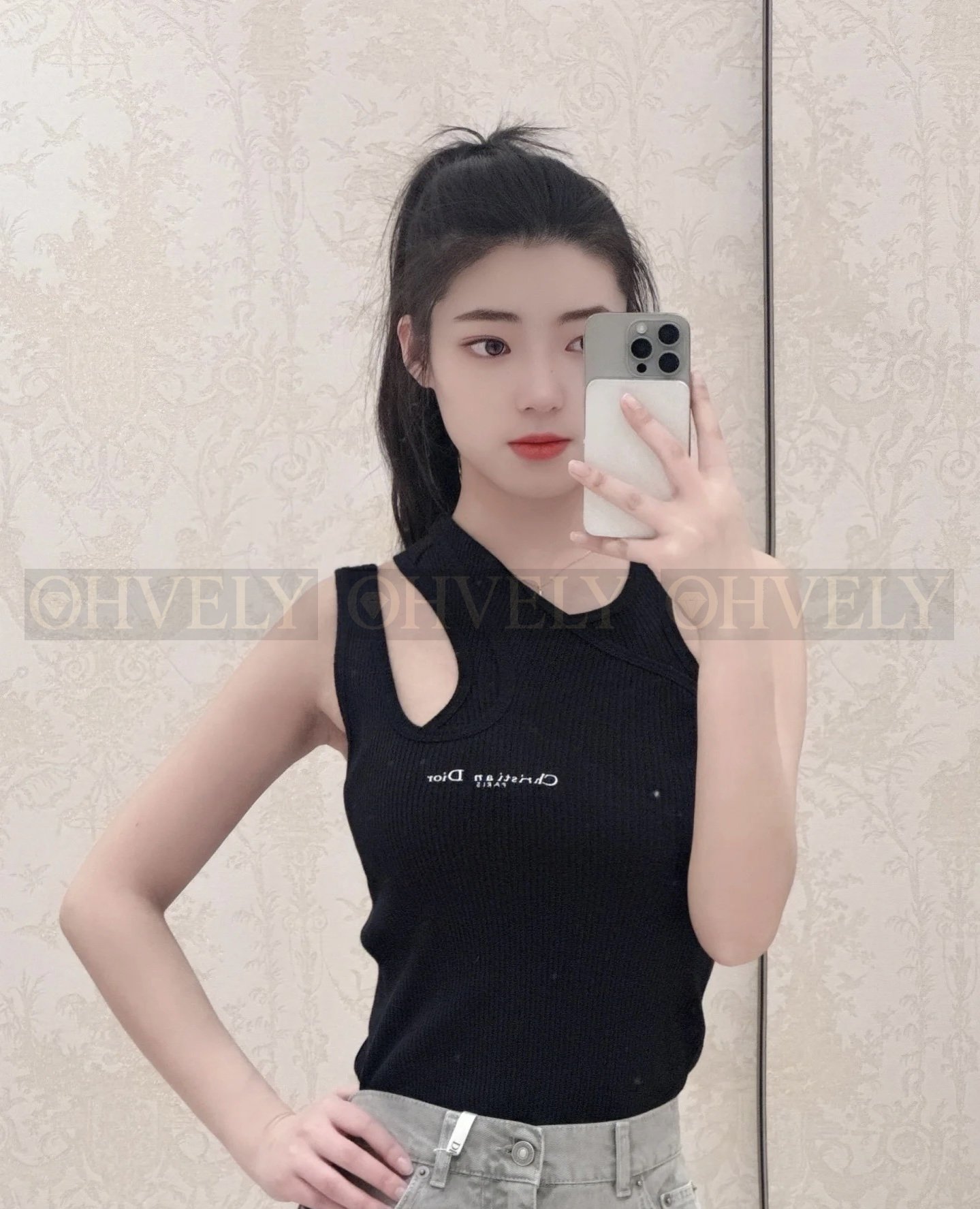 언발란스 탱크 탑 블랙