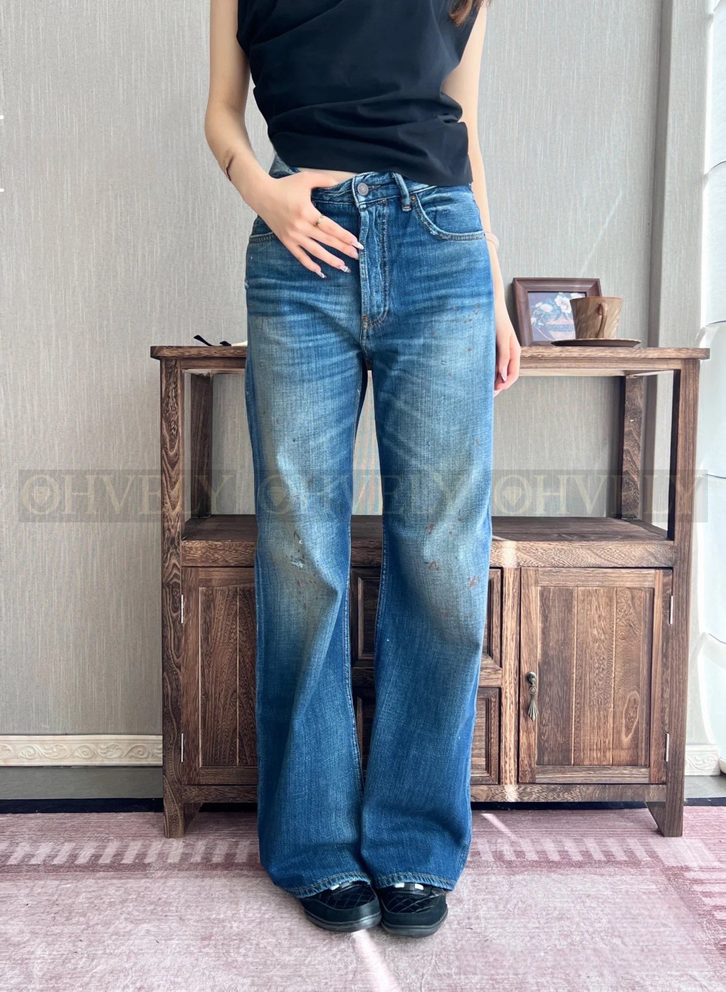 【 ZP버전 】 Acne Studios 루즈 핏 진