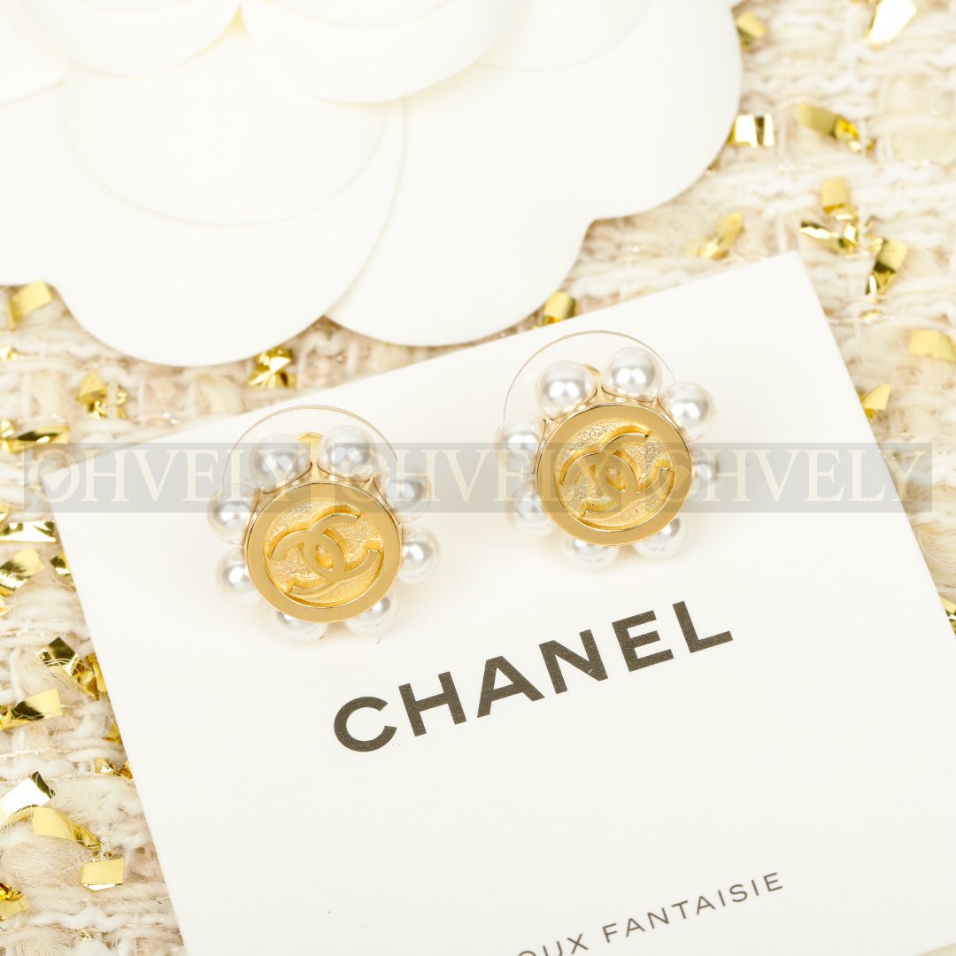 샤넬 CHANEL 코스튬 펄 이어링
