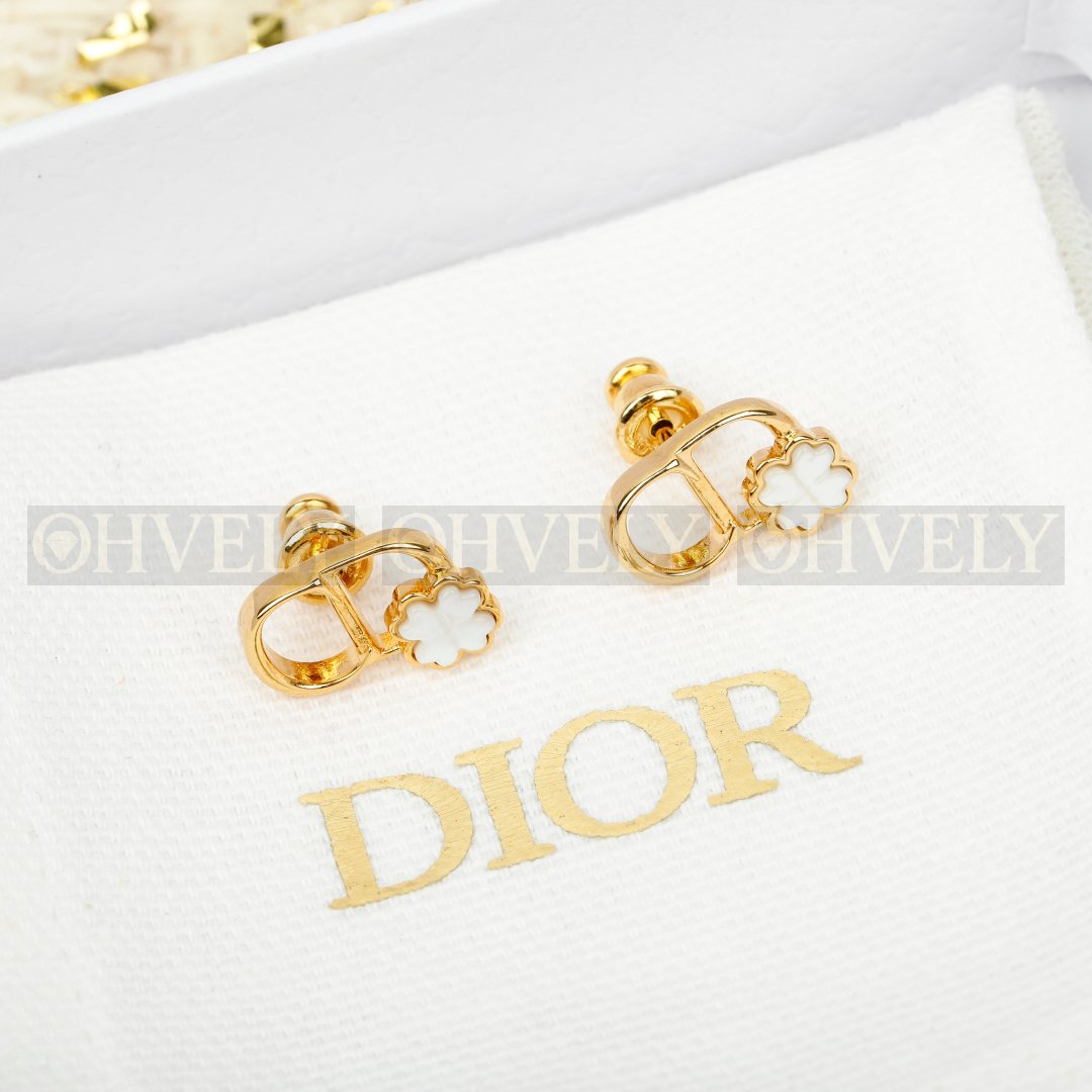 디올 Dior CD 가든 스터드 이어링