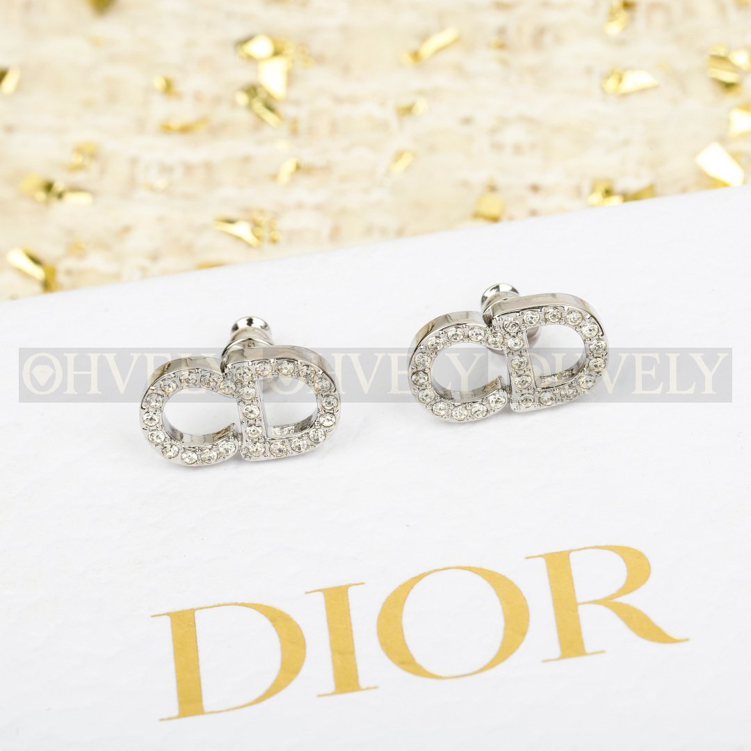 디올 Dior CD Icon 이어링 (실버)