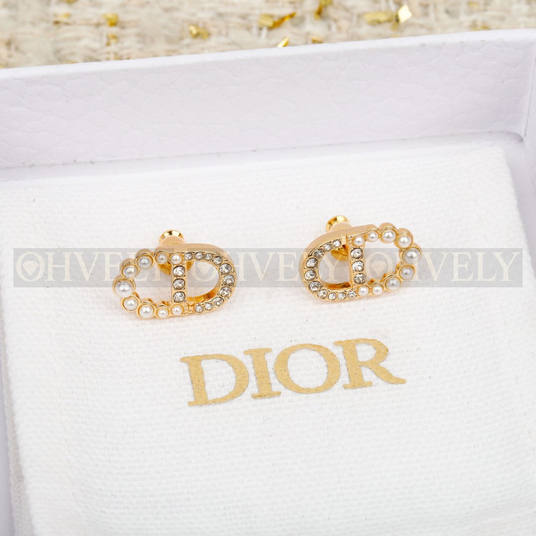 디올 Dior Petit CD 스터드 이어링