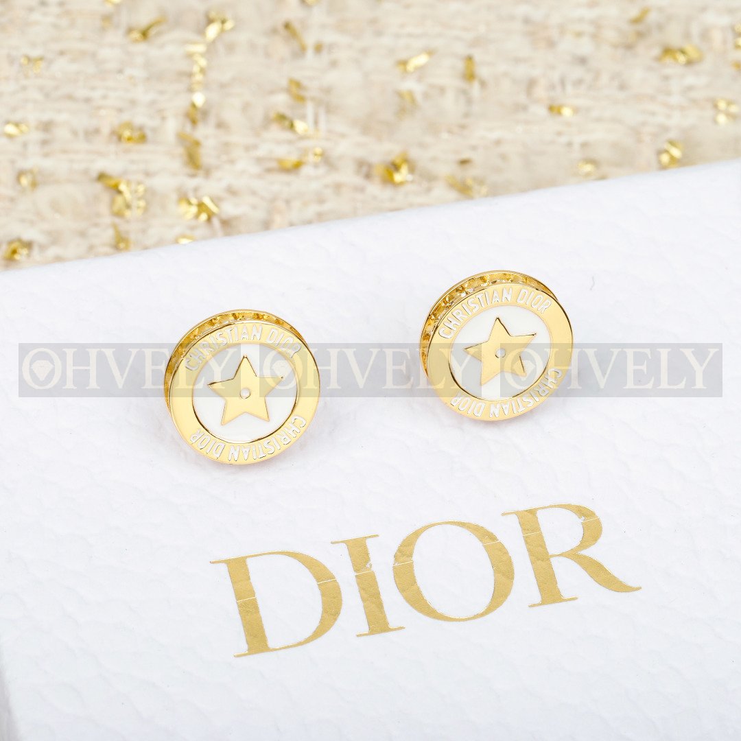 디올 Dior Night Code 이어링 (화이트)
