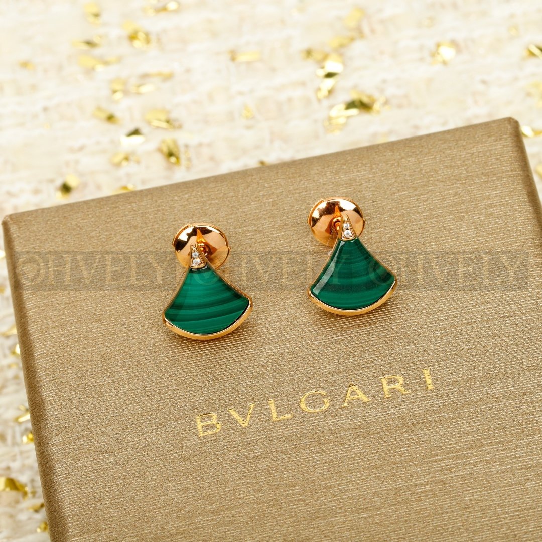 불가리 BVLGARI 디바스 드림 이어링 (그린)