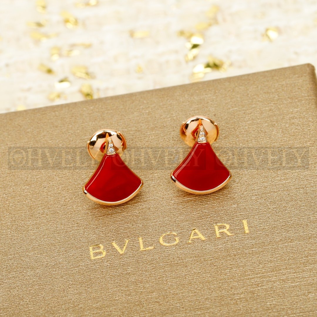 불가리 BVLGARI 디바스 드림 이어링 (레드)