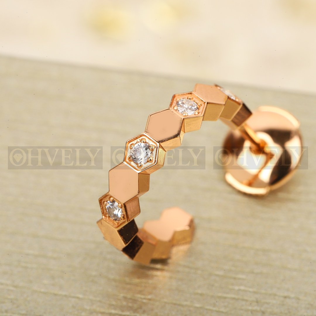 쇼메 Chaumet 비 드 쇼메 후프 이어링 골드