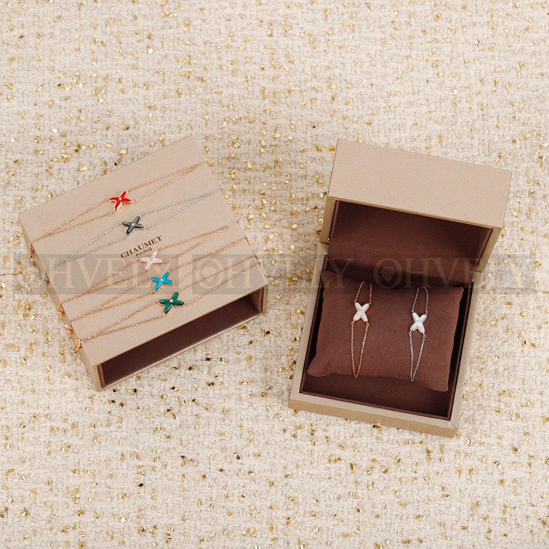 쇼메 Chaumet 주 드 리앙 브레이슬릿 로즈골드 라인 ( 블랙, 화이트, 터키석, 레드, 그린 )