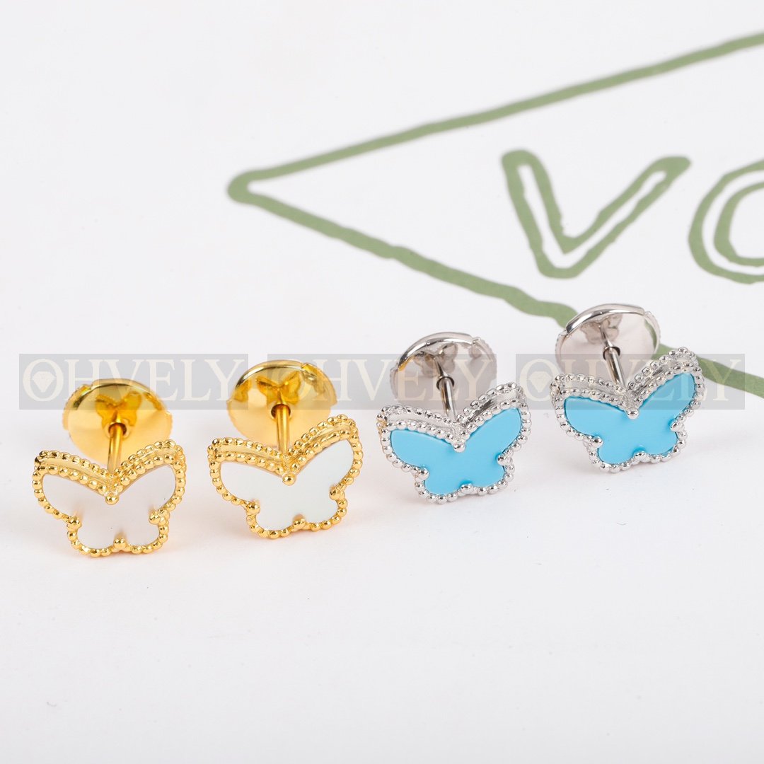 반클리프 아펠 Van Cleef & Arpels 투 버터플라이 ( 화이트 골드, 스카이 실버 )