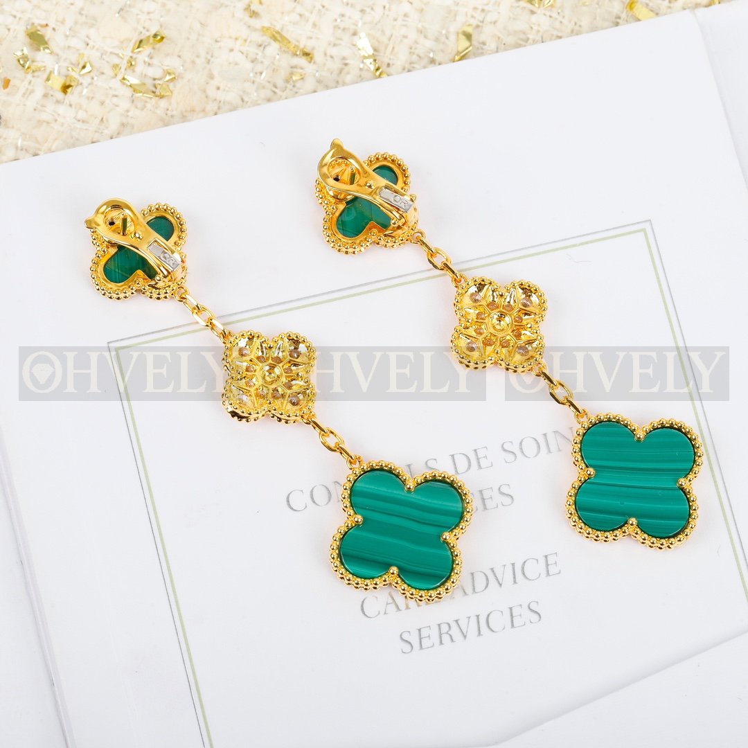 반클리프 아펠 Van Cleef & Arpels 매직 알함브라 이어링  ( 그린 )