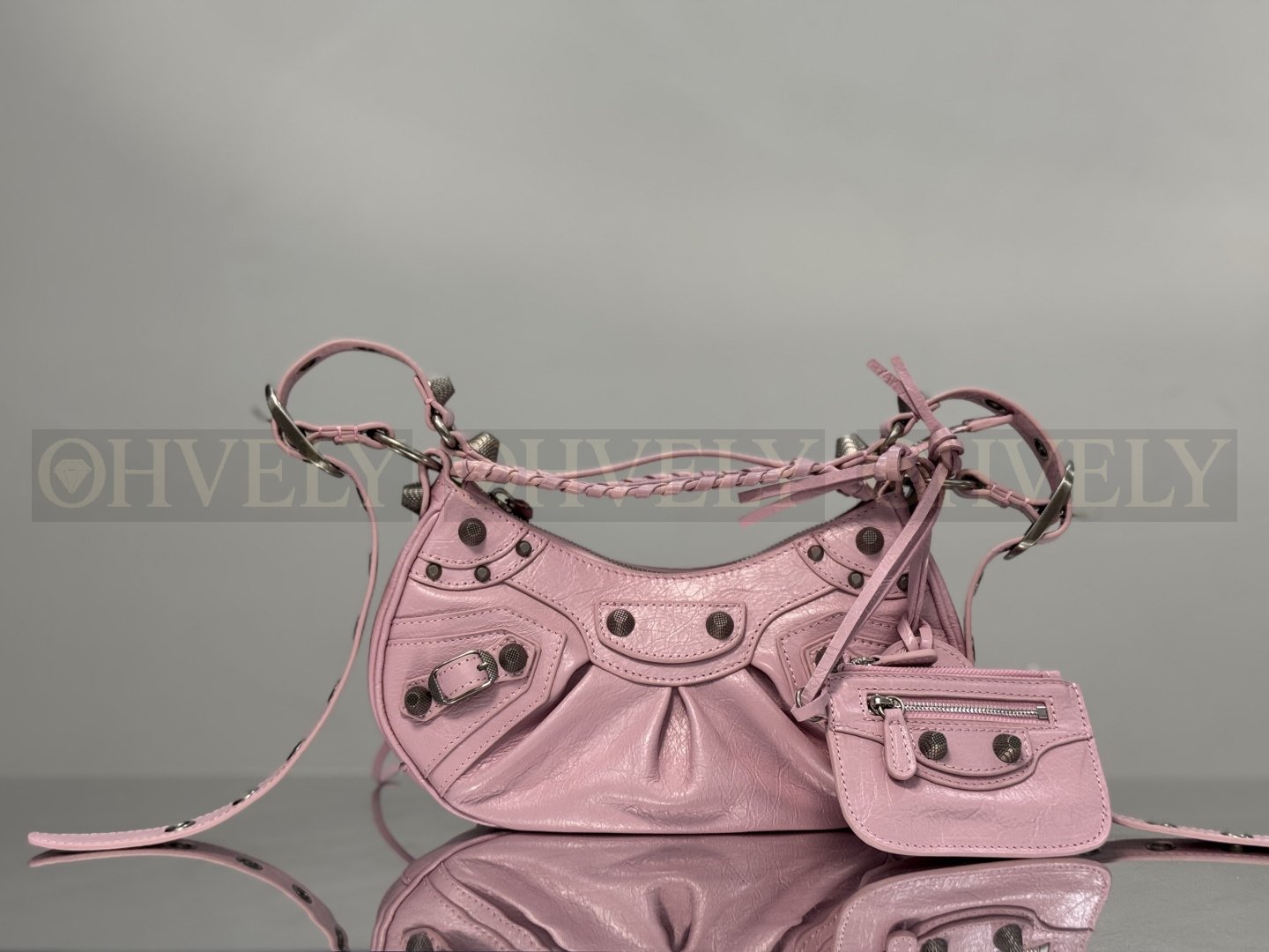 Balenciaga Le Cagole 스몰 숄더백(핑크)