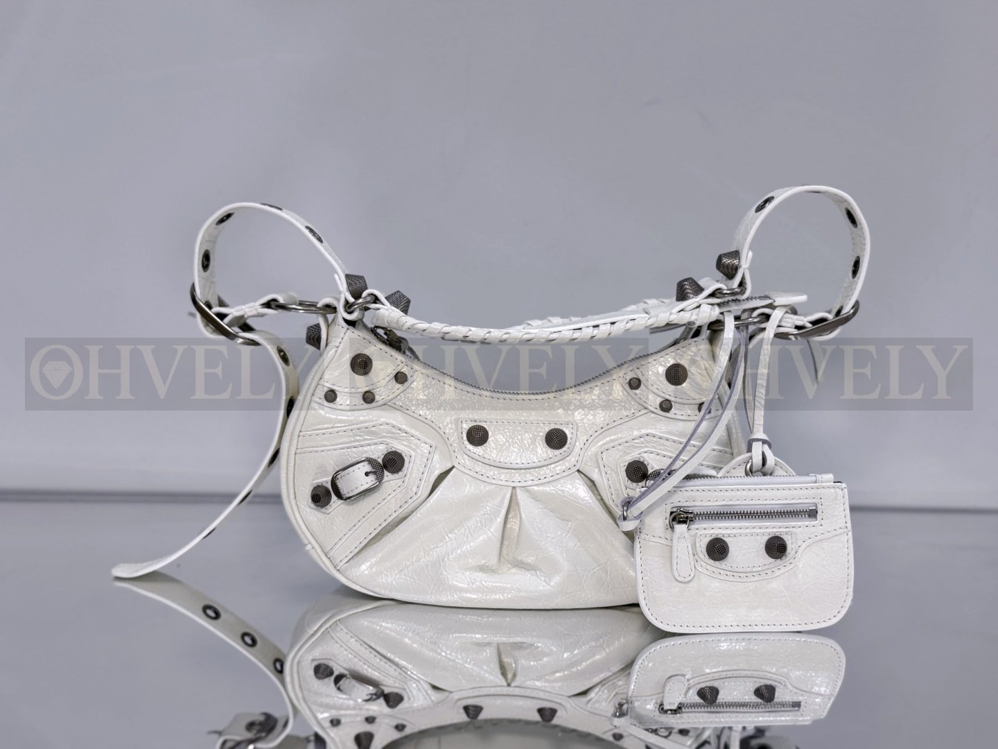 Balenciaga Le Cagole 스몰 숄더백(화이트)