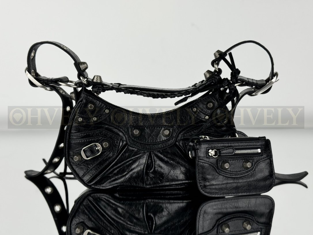 Balenciaga Le Cagole 스몰 숄더백(블랙)