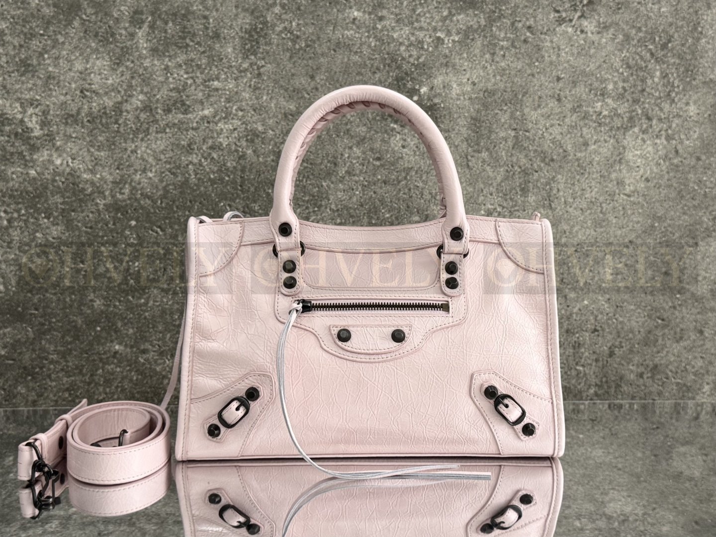 Balenciaga Le city 스몰백(페탈핑크)블랙버클