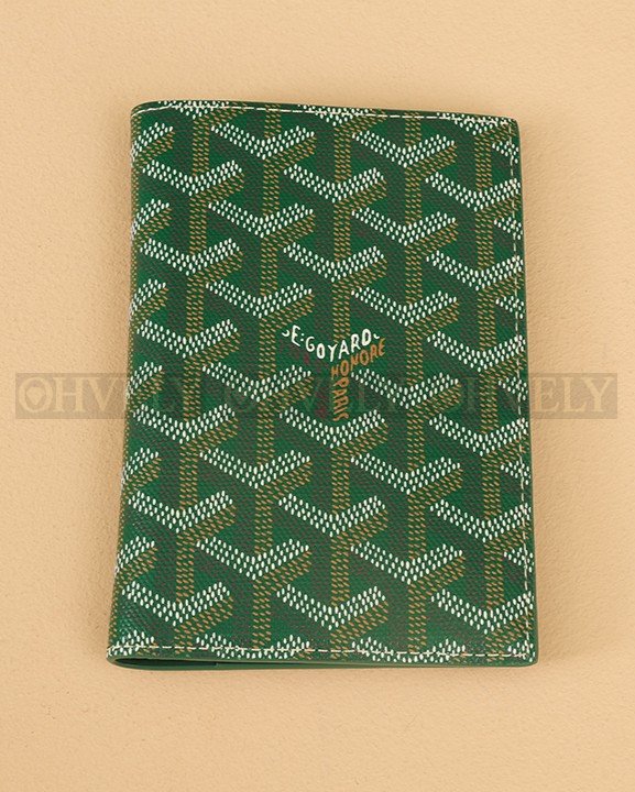 GOYARD 고야드 그르넬 여권 케이스 그린