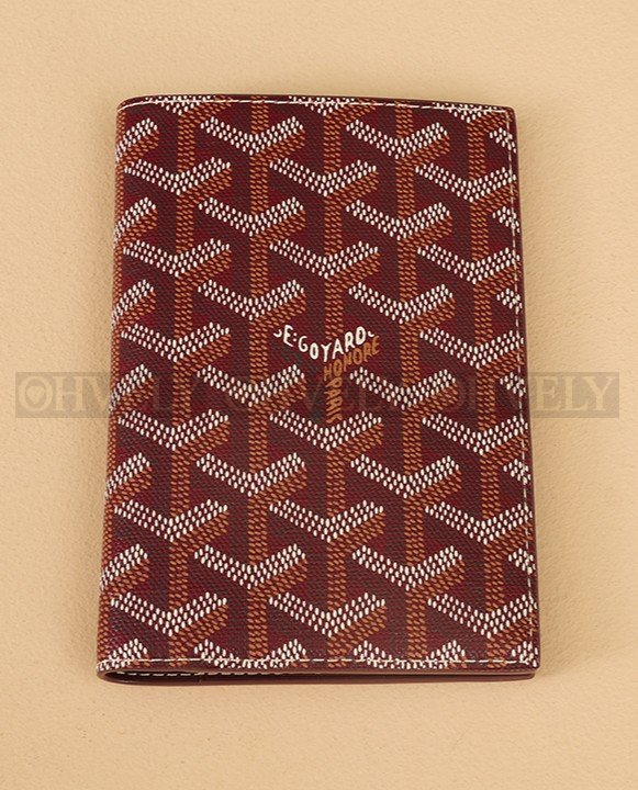 GOYARD 고야드 그르넬 여권 케이스 버건디