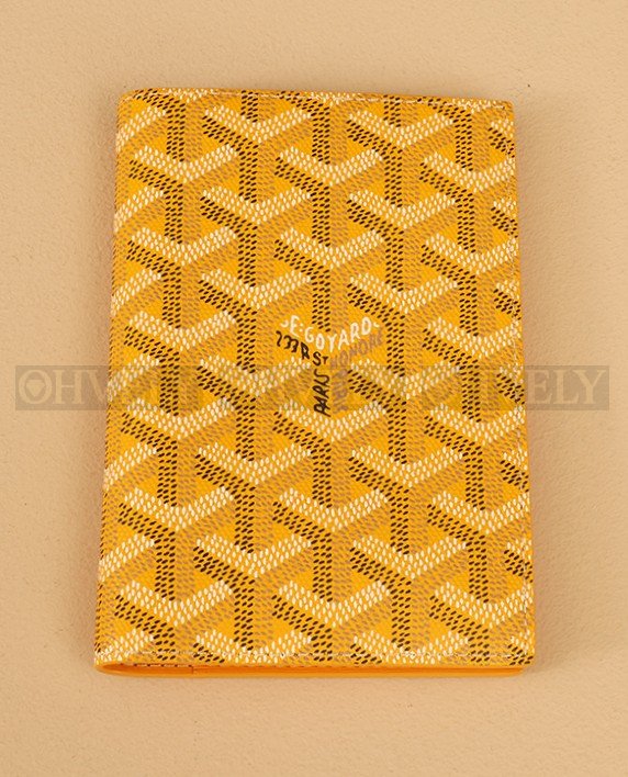 GOYARD 고야드 그르넬 여권 케이스 옐로우