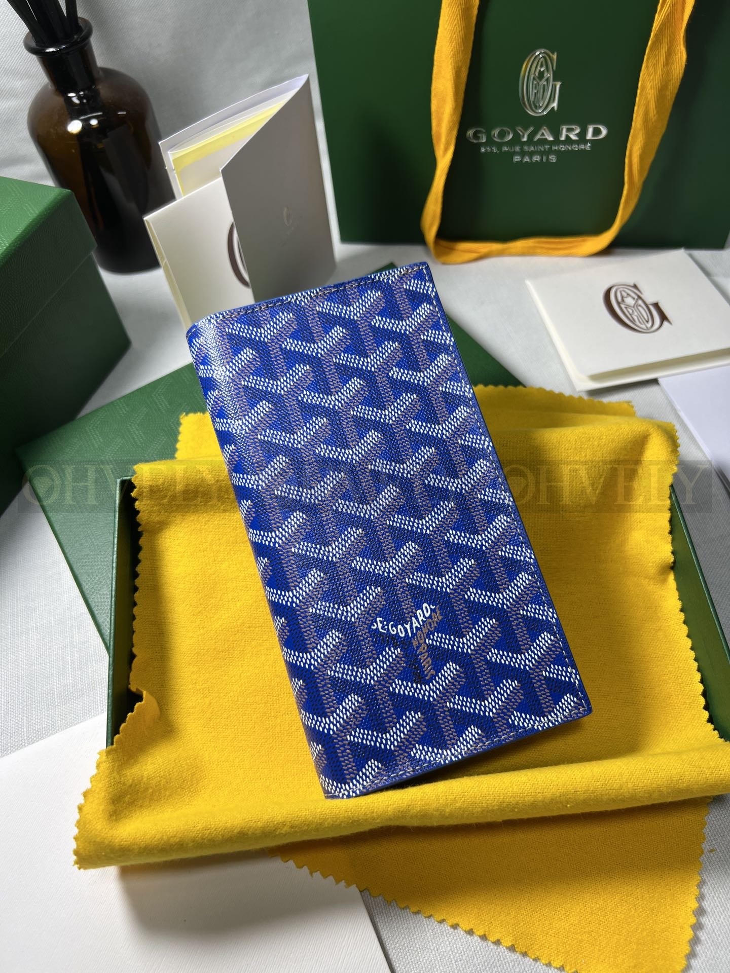 GOYARD 고야드 리슐리외 롱 수납 월렛 블루