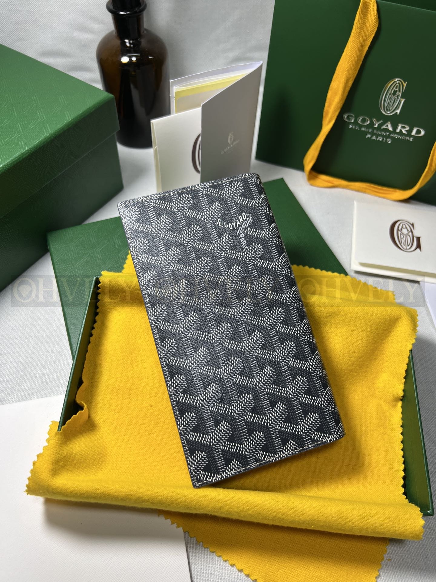 GOYARD 고야드 리슐리외 롱 수납 월렛 그레이