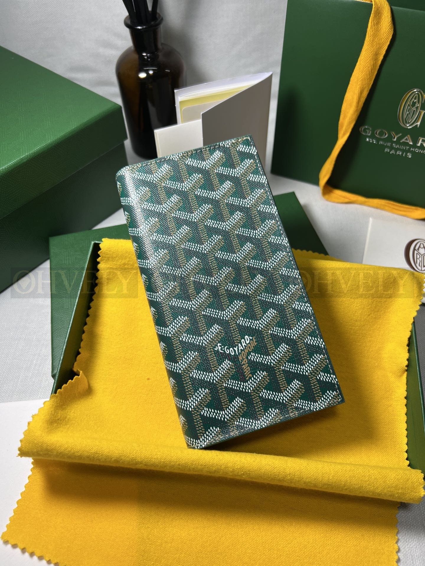 GOYARD 고야드 리슐리외 롱 수납 월렛 그린