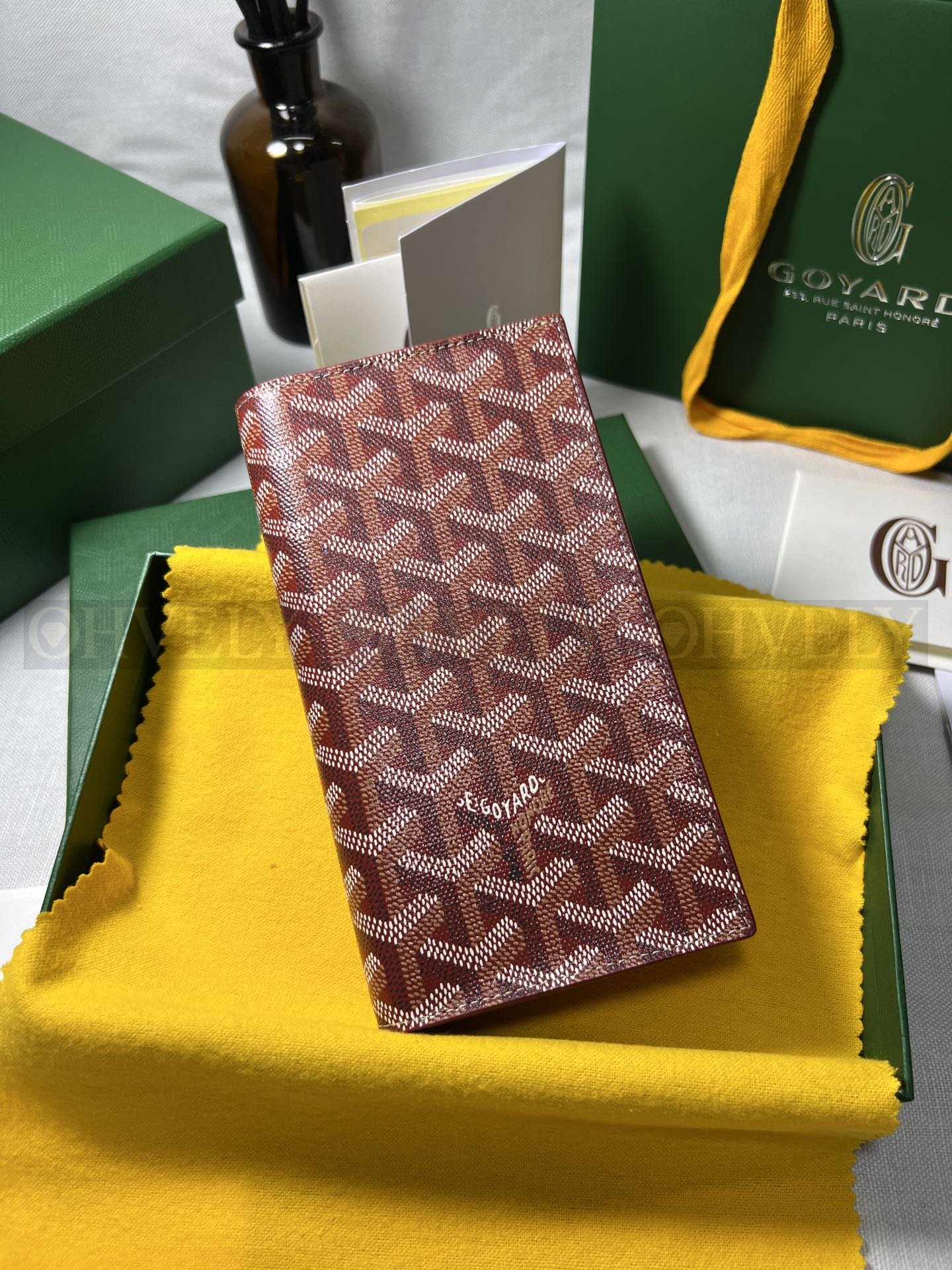 GOYARD 고야드 리슐리외 롱 수납 월렛 레드