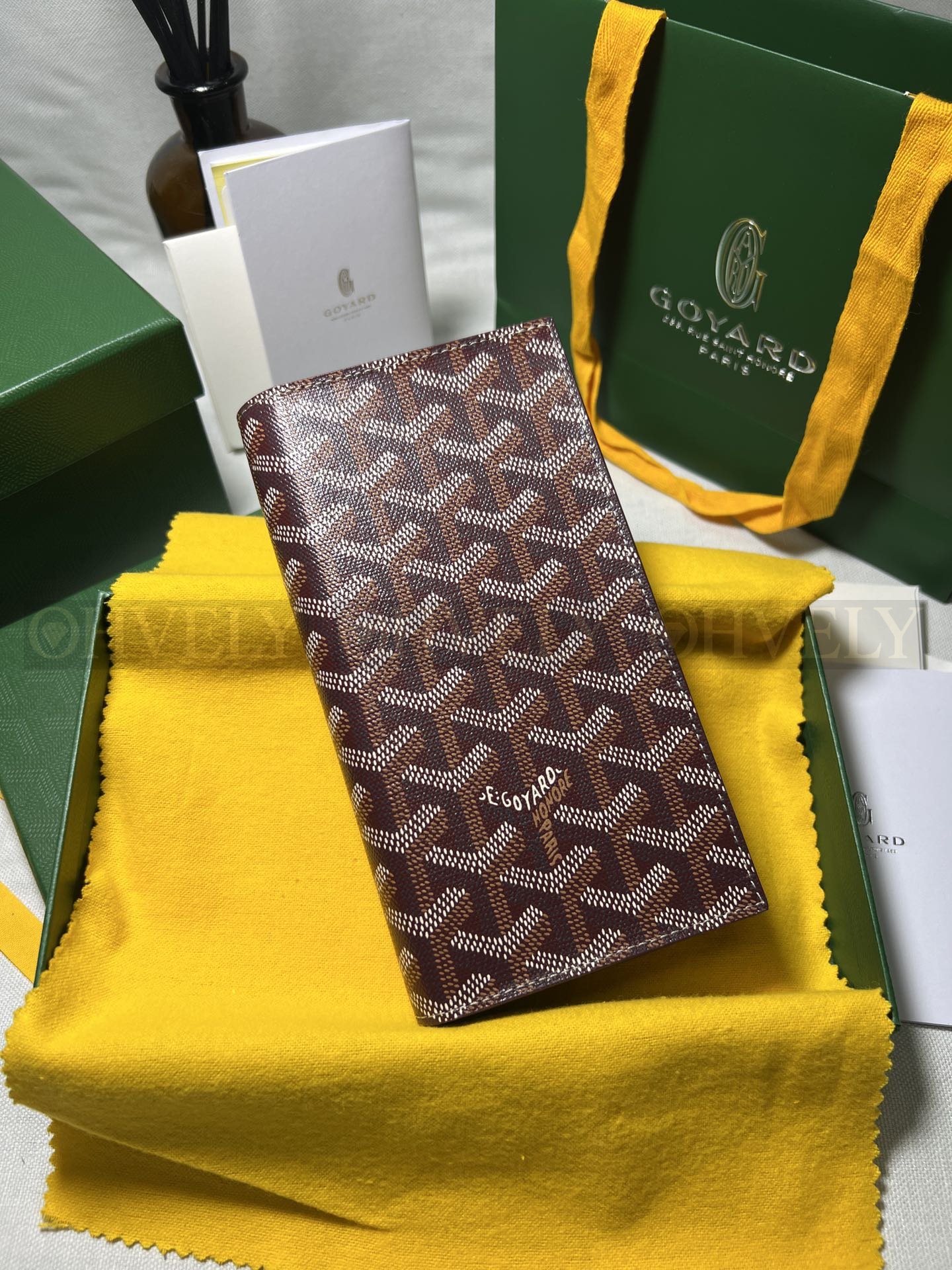 GOYARD 고야드 리슐리외 롱 수납 월렛 레드와인