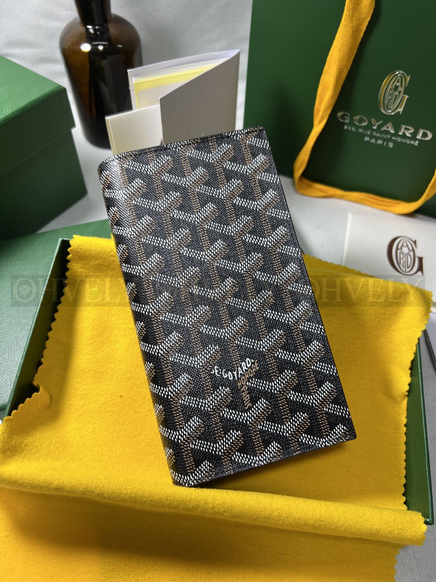 GOYARD 고야드 리슐리외 롱 수납 월렛 블랙