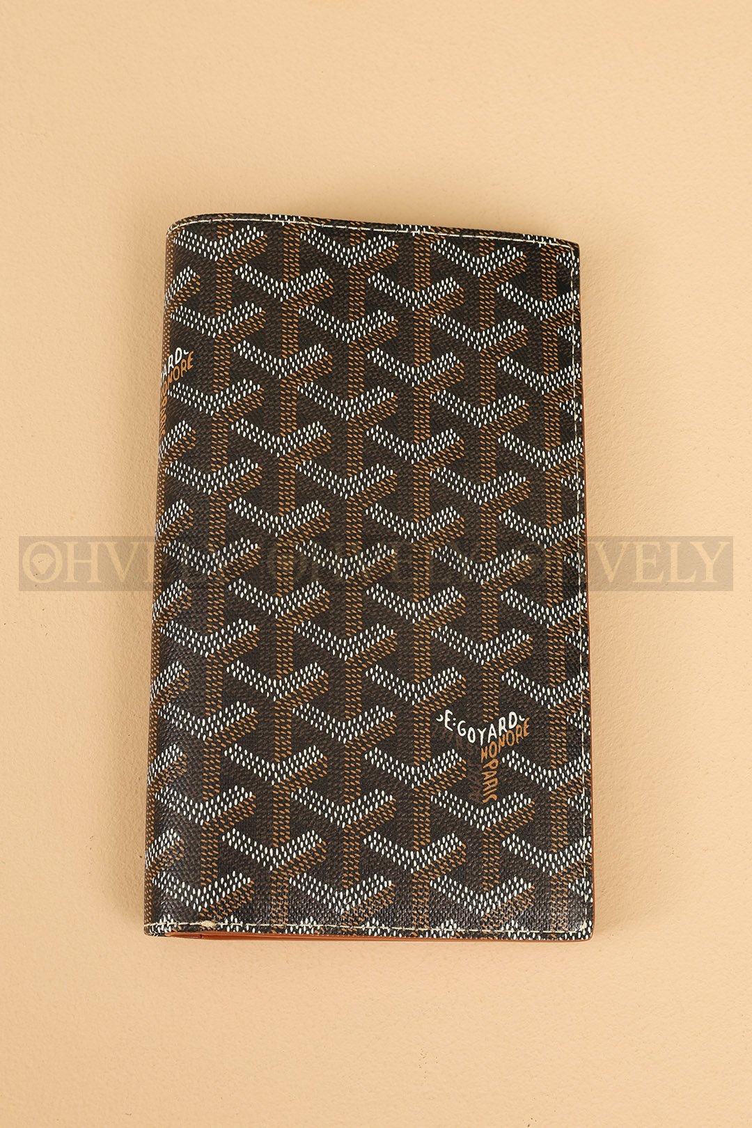 GOYARD 고야드 리슐리외 롱 카드 홀더 블랙&브라운