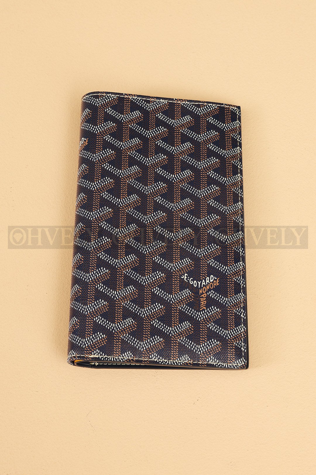GOYARD 고야드 리슐리외 롱 카드 홀더 네이비