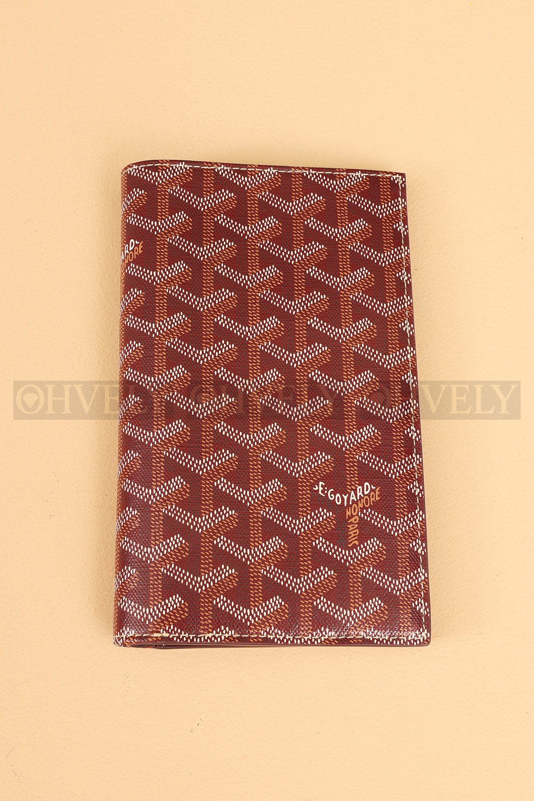 GOYARD 고야드 리슐리외 롱 카드 홀더 레드와인