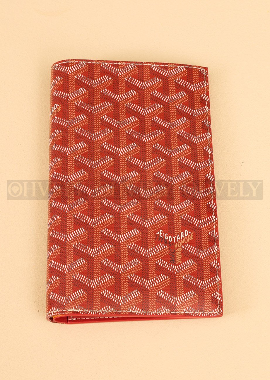 GOYARD 고야드 리슐리외 롱 카드 홀더 레드
