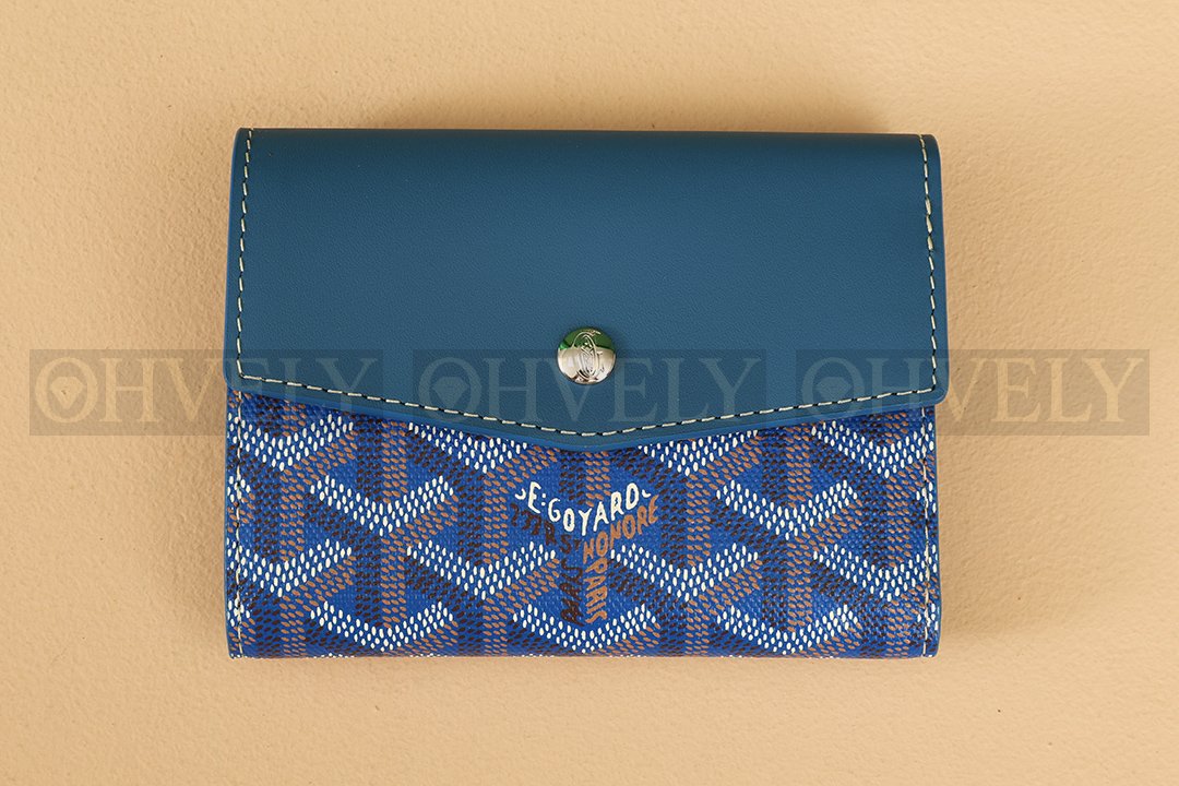 GOYARD 고야드 빅투아르 컴팩트 월렛 블루