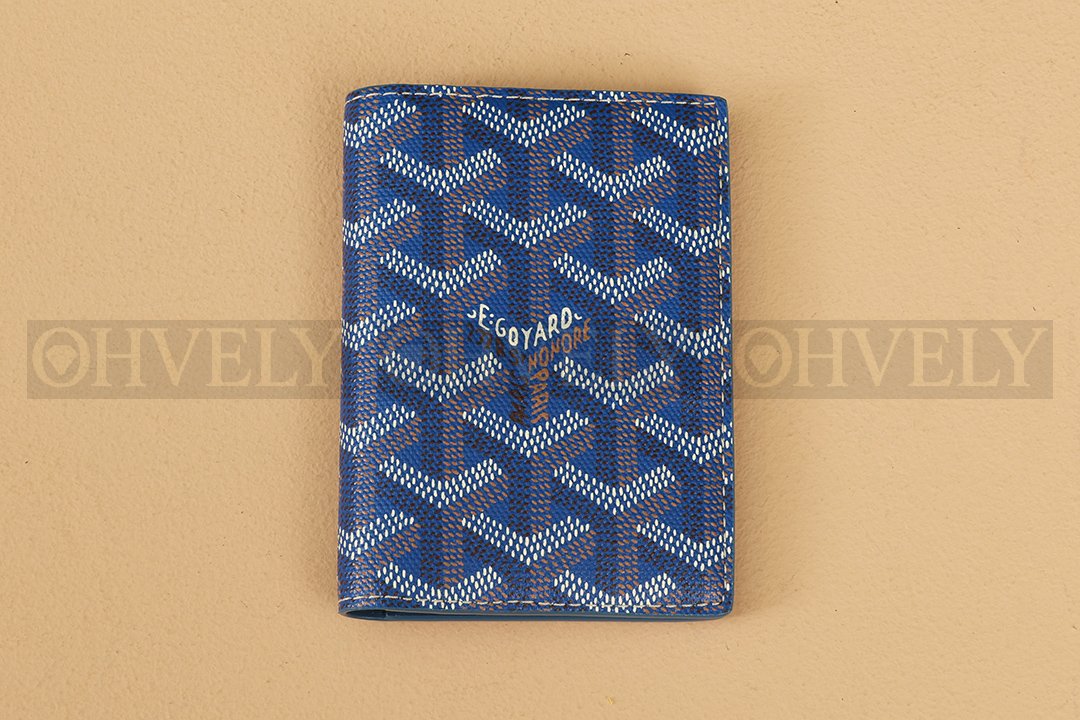 GOYARD 고야드 생 피에르 카드 홀더 블루