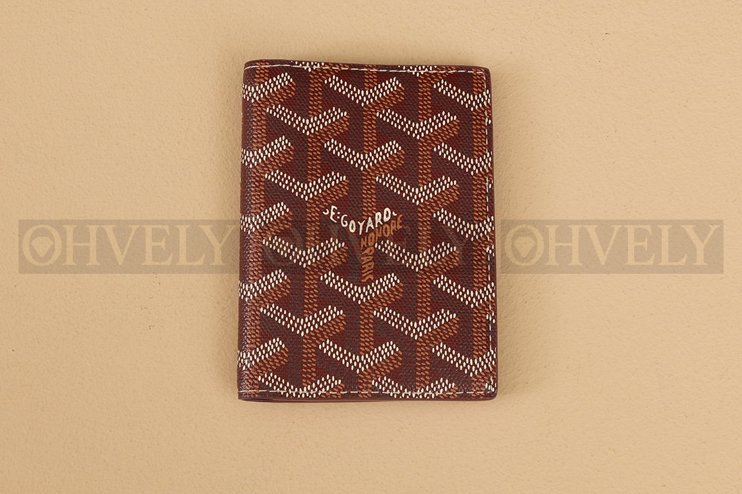 GOYARD 고야드 생 피에르 카드 홀더 레드와인