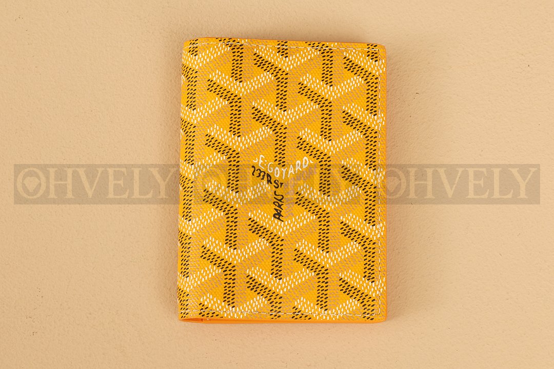 GOYARD 고야드 생 피에르 카드 홀더 옐로우