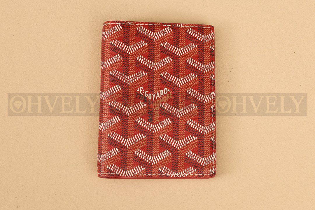 GOYARD 고야드 생 피에르 카드 홀더 레드