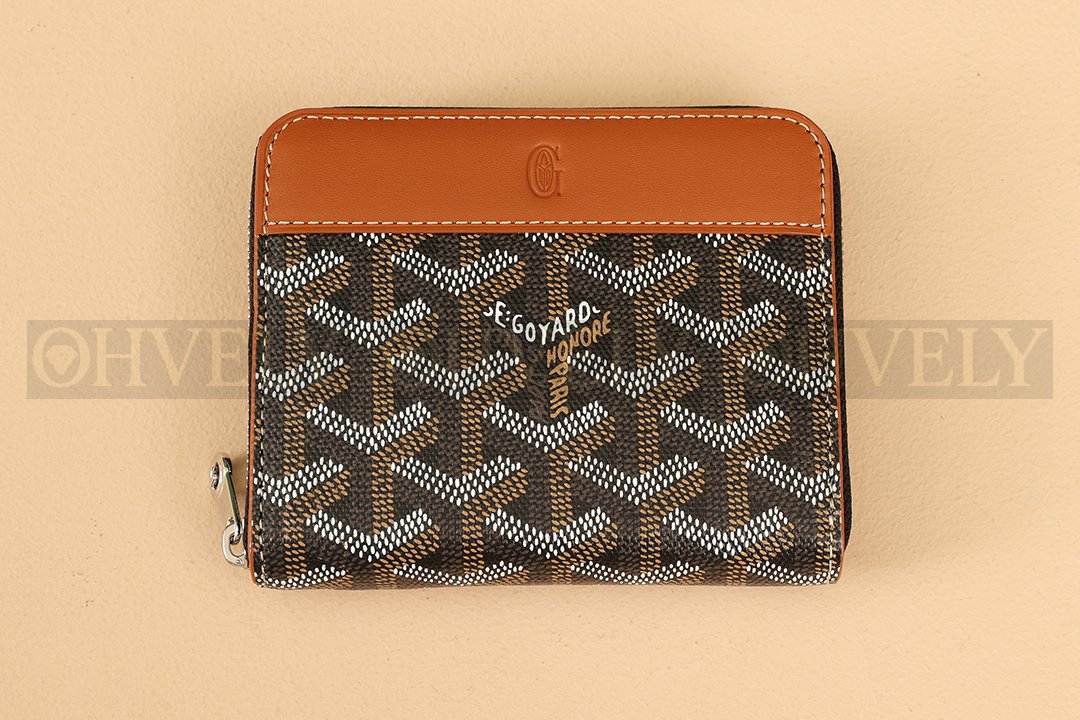 GOYARD 고야드 마티뇽 PM 코인 퍼스 블랙&브라운