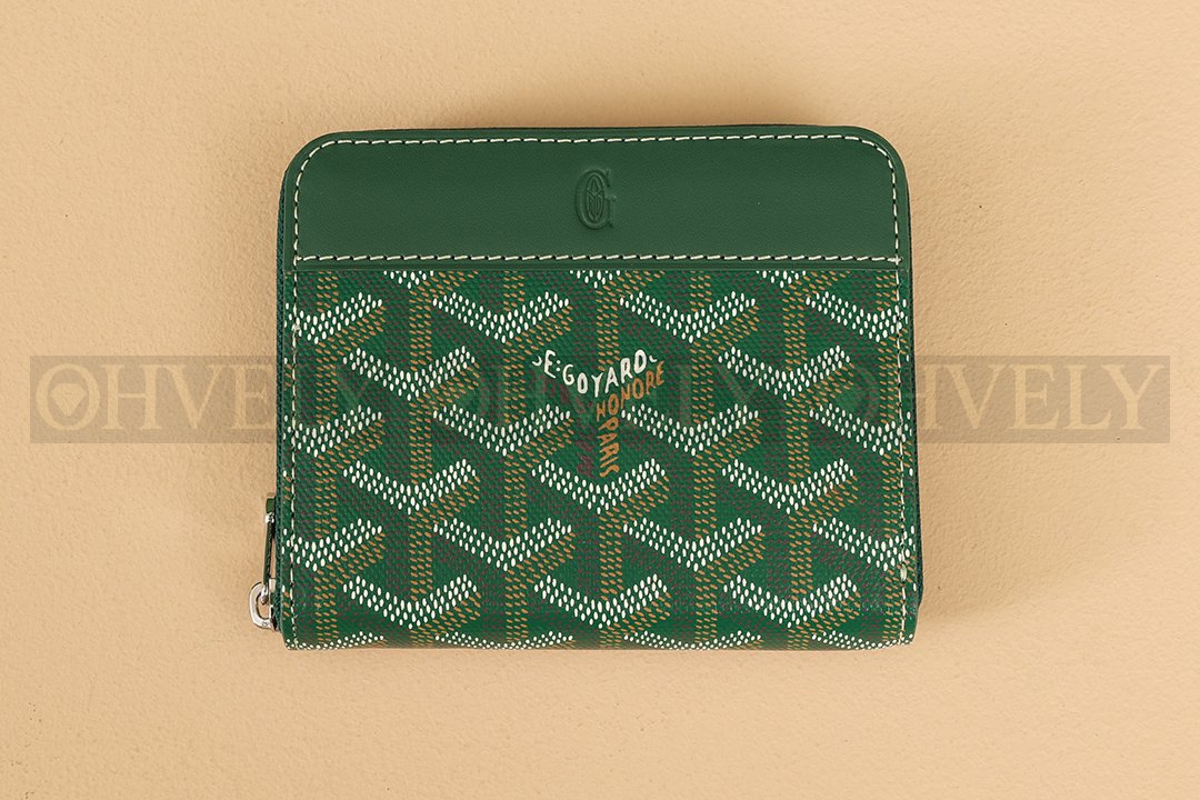 GOYARD 고야드 마티뇽 PM 코인 퍼스 그린