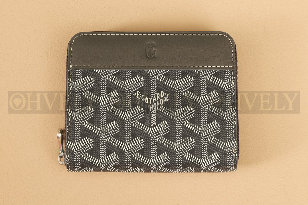 GOYARD 고야드 마티뇽 PM 코인 퍼스 그레이