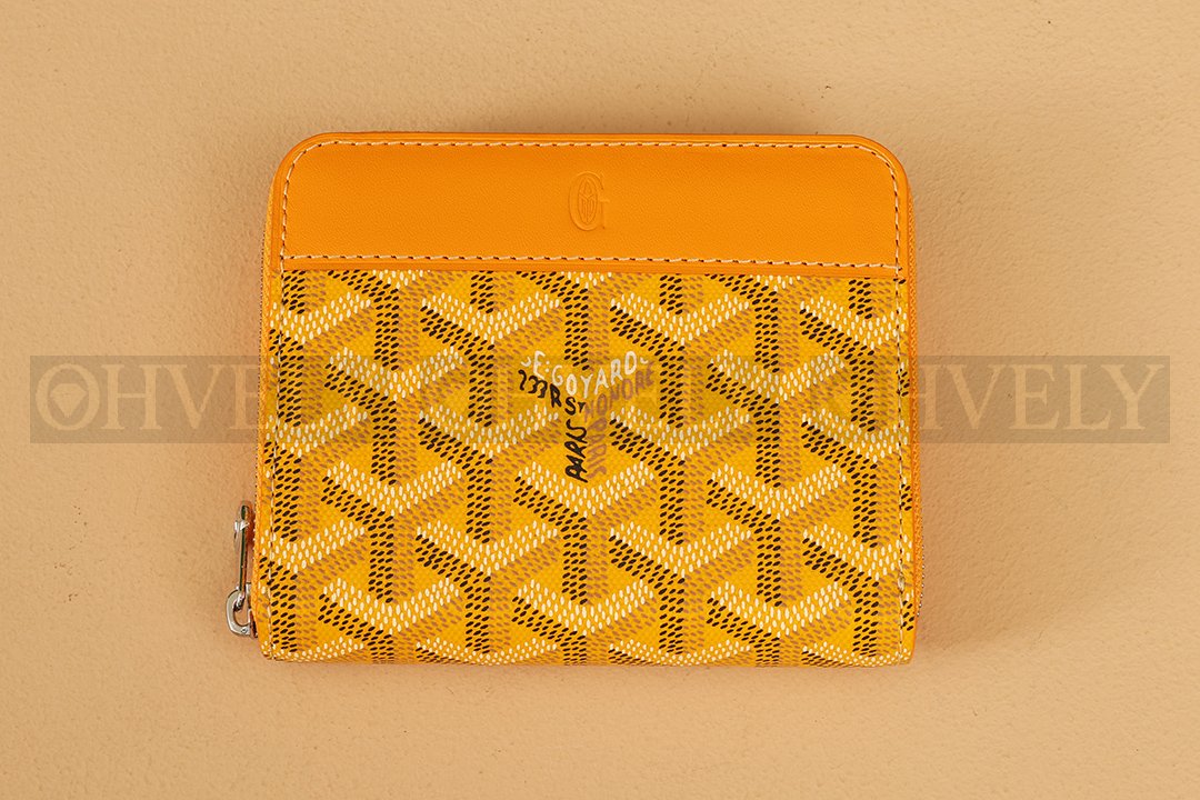 GOYARD 고야드 마티뇽 PM 코인 퍼스 옐로우