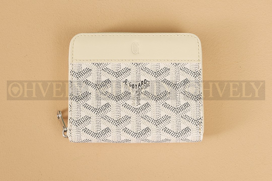 GOYARD 고야드 마티뇽 PM 코인 퍼스 화이트