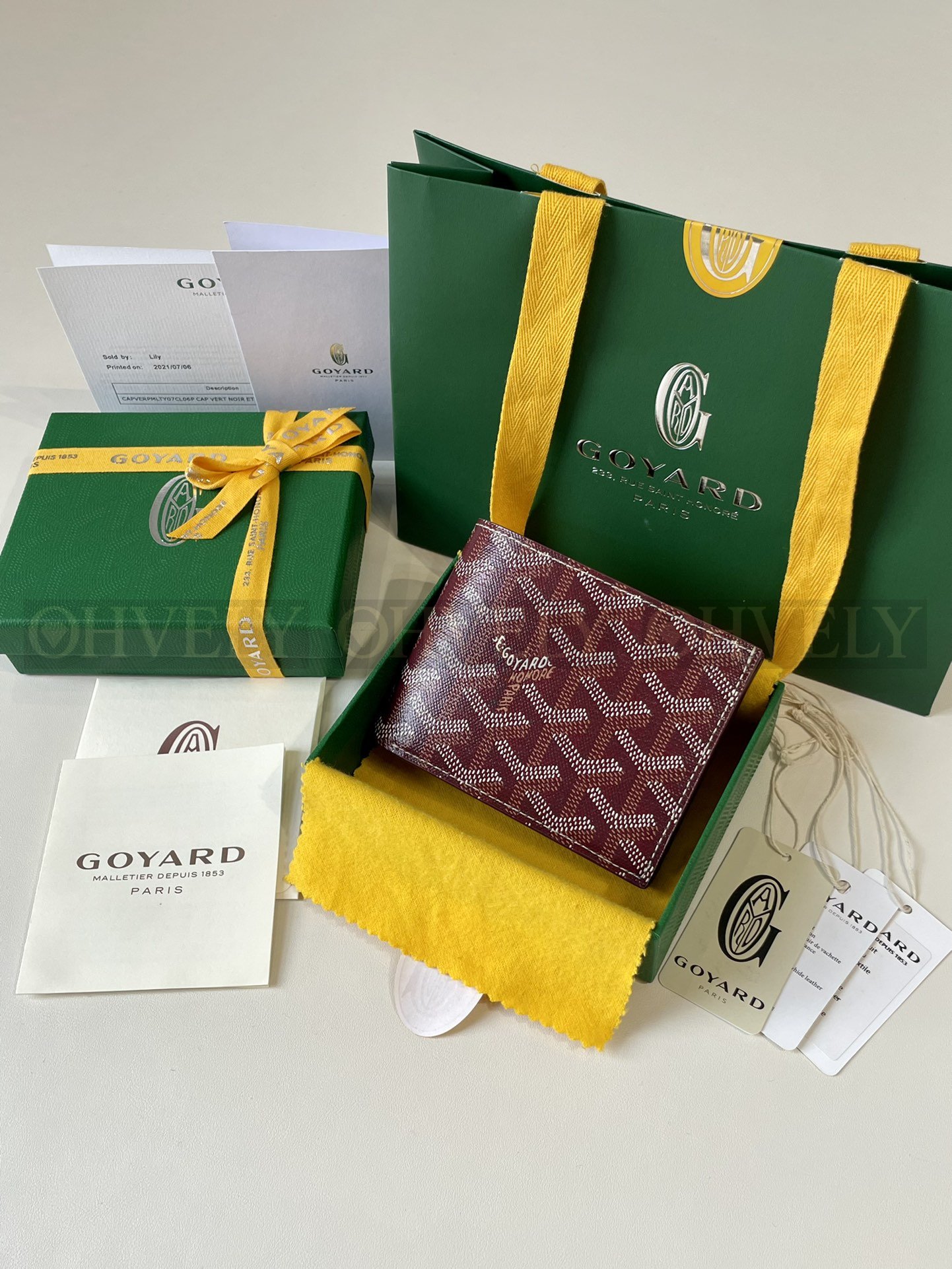 GOYARD 고야드 빅투아르 반지갑